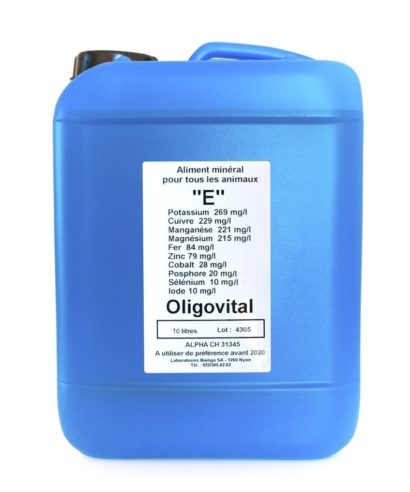 Oligovital E 10L Laboratoires Bioligo
