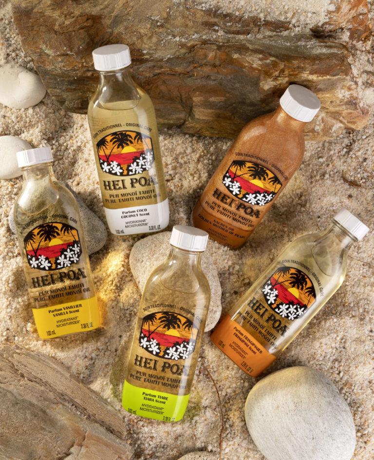 Gamme monoï Heipoa Laboratoires Bioligo