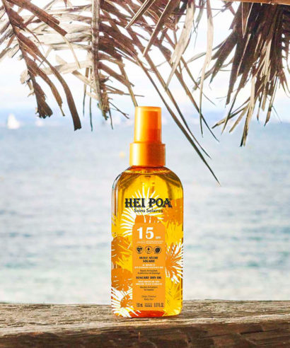 Huile séche spf 15 solaires hei poa Laboratoire Bioligo