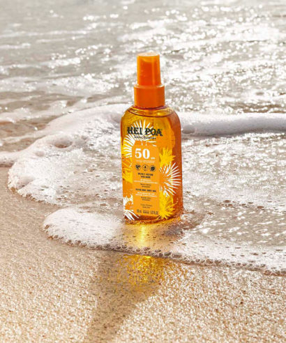 Huile séche spf 50 solaires hei poa Laboratoire Bioligo