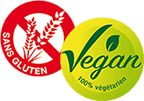 Logo Vegan Sans gluten Laboratoires Bioligo