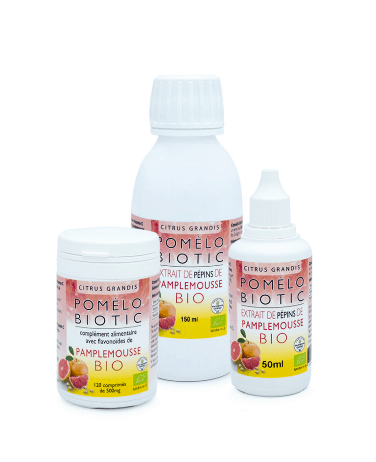 Pomélo Biotic Bio Extrait de pépins de pamplemousse Laboratoires Bioligo