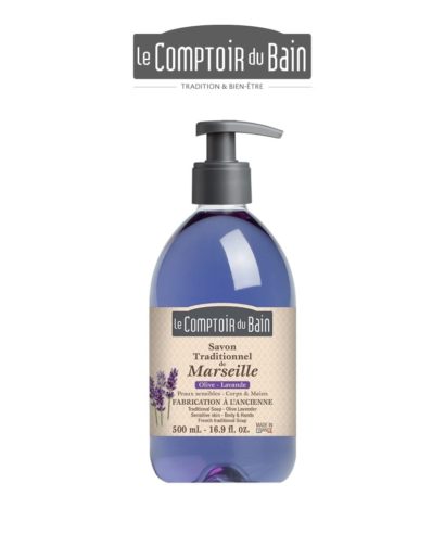 Savon de Marseille Liquide Olive Lavande 500ml Comptoir du Bain Laboratoires Bioligo