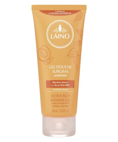 Gel Shampooing Douche Abricot Aloe vera 200ml Laino Laboratoires Bioligo