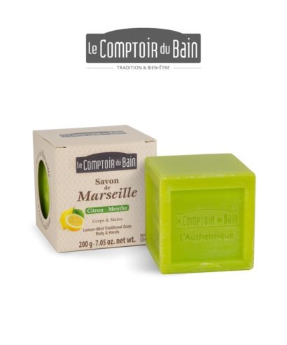 Savons Marseille Citron Menthe Comptoir du Bain Laboratoires Bioligo