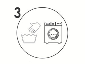 Laver à la main ou en machine puis laissez sécher