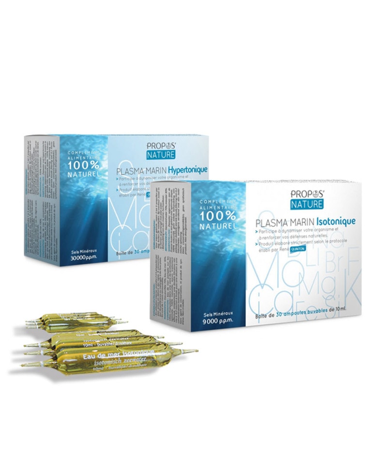 Plasma marin isotonique et hypertonique Propos'Nature Laboratoires Bioligo