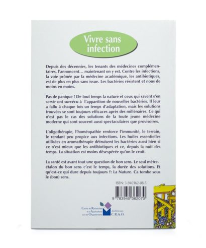 Livre: Vivre sans infection Laboratoires Bioligo