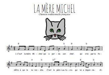Chanson "La Mère Michel" Laboratoires Bioligo