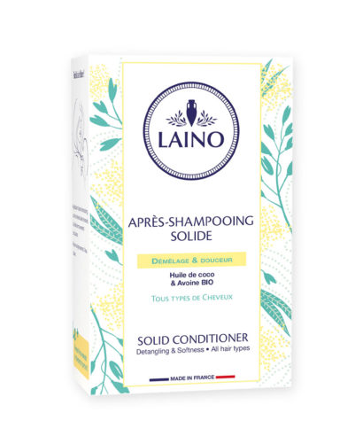 Après-Shampoing solide Coco/Avoine Laino Laboratoires Bioligo