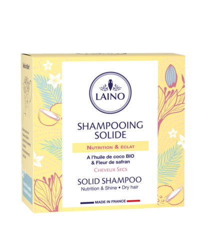 Shampoing solide Cheveux secs Coco/Safran Laino Laboratoires Bioligo