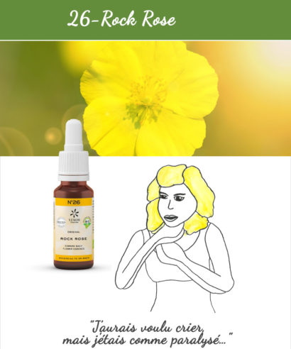 26. Rock Rose - Fleur de Bach Bio 20ml Laboratoires Bioligo