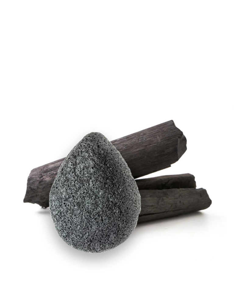 Éponge konjak visage Charbon de Bambou Laboratoires Bioligo