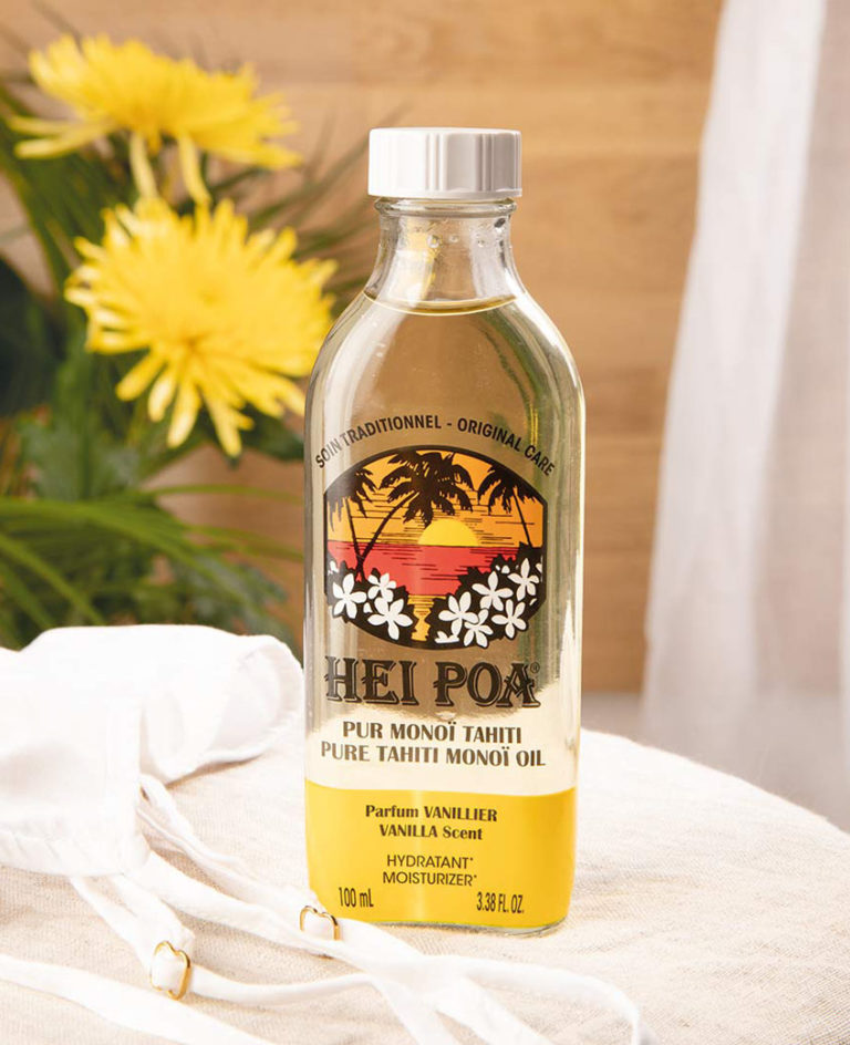 Huile de monoï Vanillier Hei Poa Laboratoires Bioligo