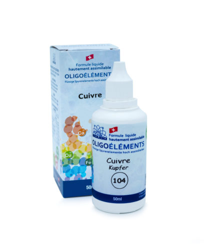 Cuivre flacon oligoélément unitaire Laboratoires Bioligo