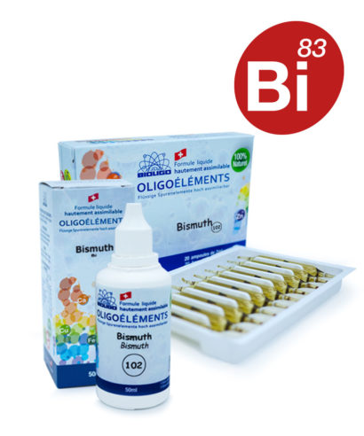 Montage bismuth oligoélément unitaire Laboratoires Bioligo