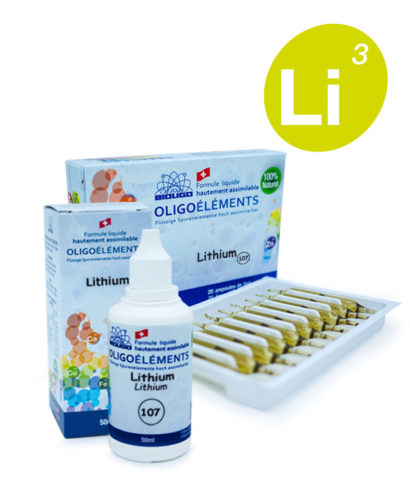 Montage lithium oligoélément unitaire Laboratoires Bioligo