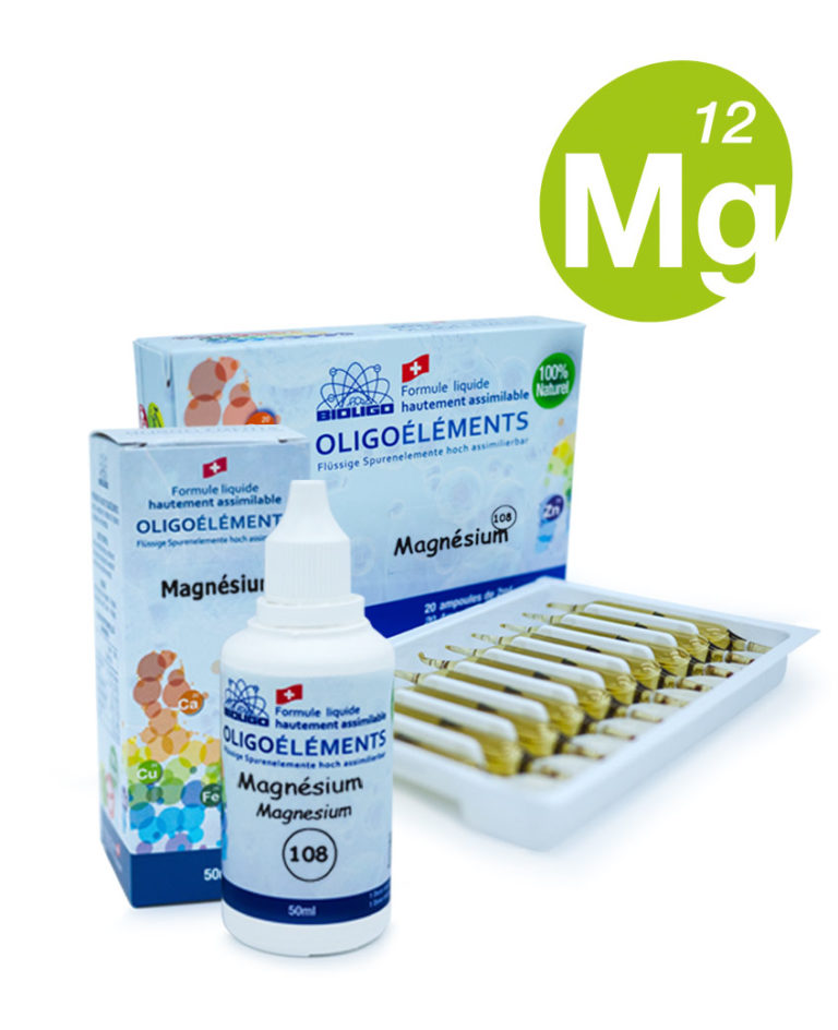 Montage magnésium oligoélément unitaire Laboratoires Bioligo