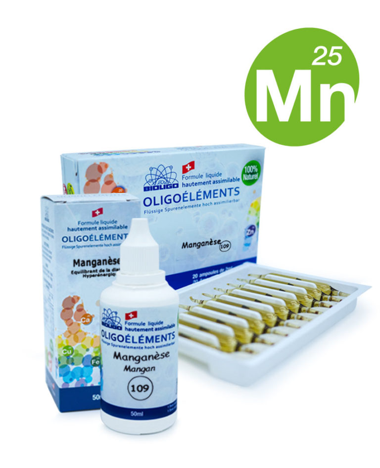 Montage manganèse oligoélément unitaire Laboratoires Bioligo