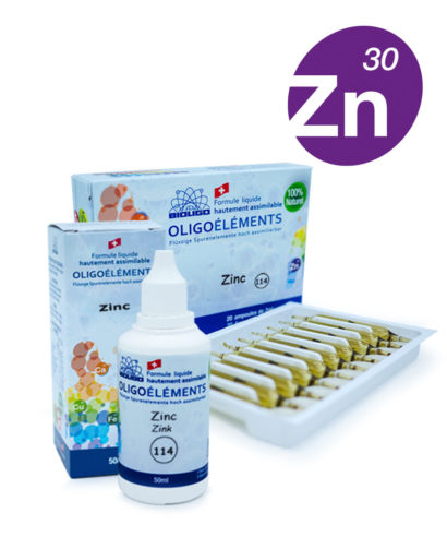 Montage zinc oligoélément unitaire Laboratoires Bioligo