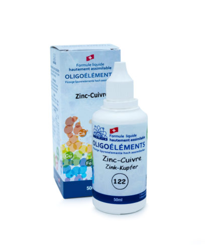 Zinc cuivre flacon oligoélément unitaire Laboratoires Bioligo